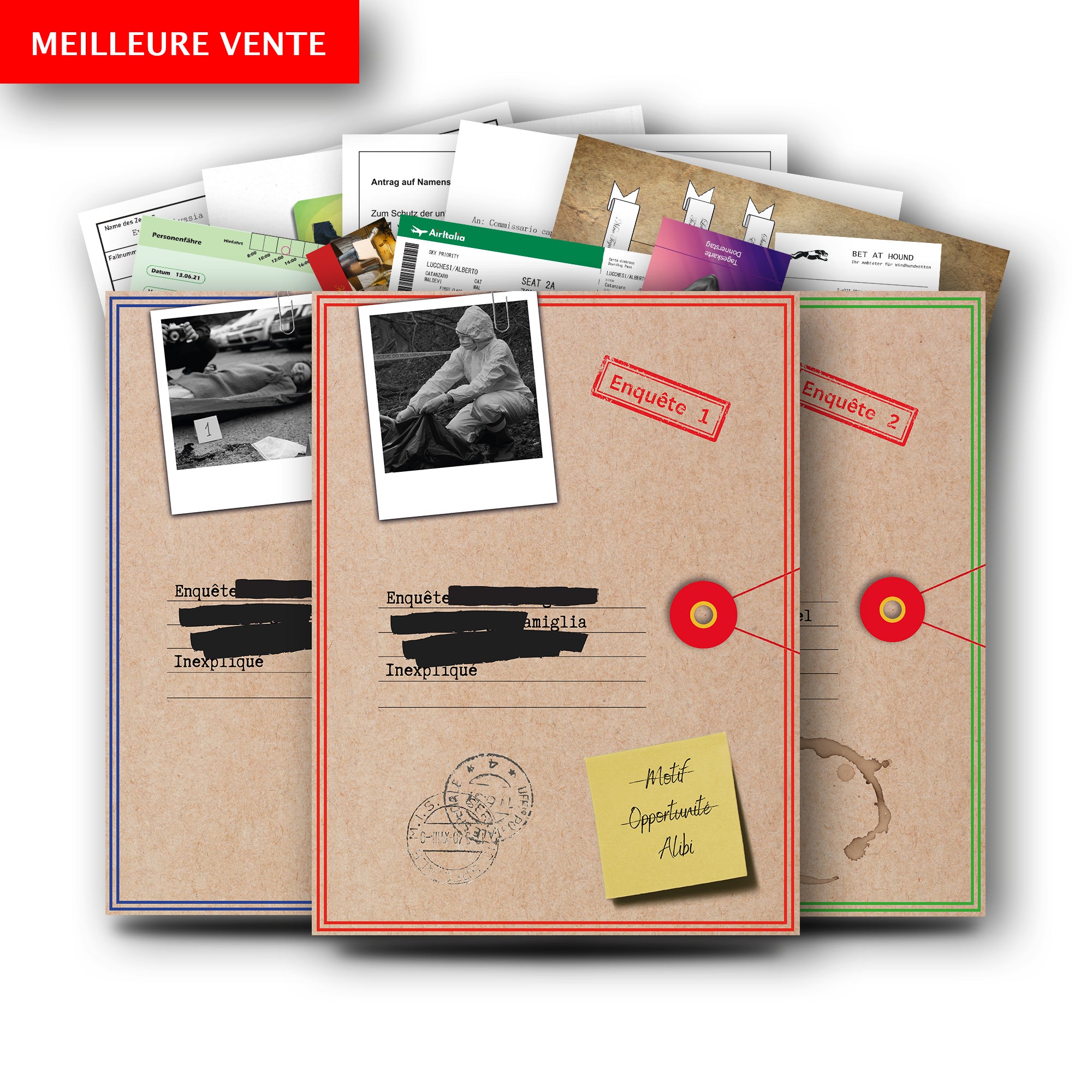 Promo : 3 enquêtes pour le prix de 2